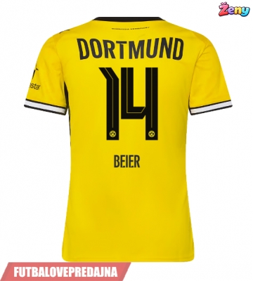 Lacne Ženy Futbalové dres Borussia Dortmund Maximilian Beier #14 2026-27 Krátky Rukáv - Domáci